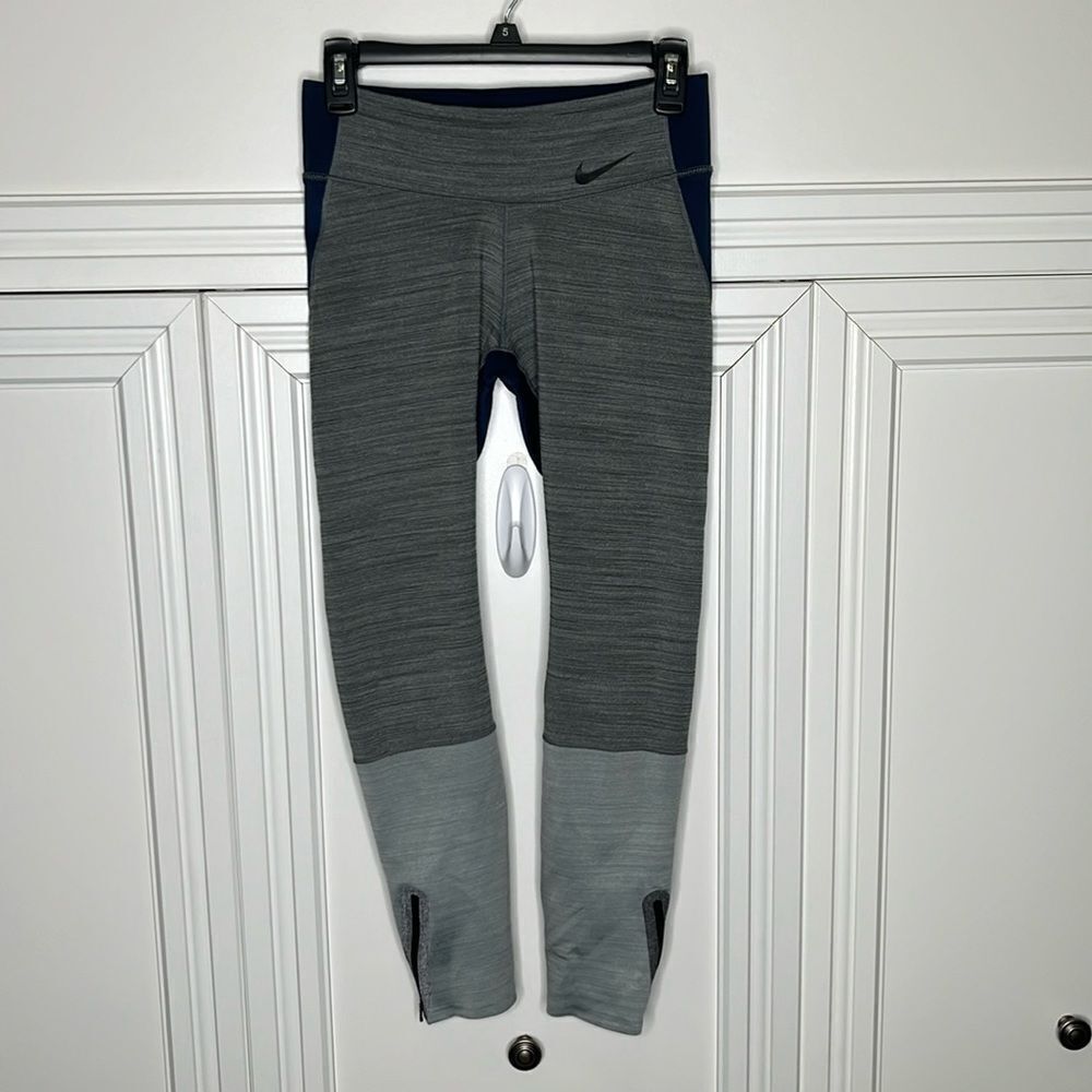 Nike Legendary Mid Rise Training Compression Tights Size M